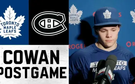 Easton Cowan vs. Role Flexibility: Support for Matthews Meets Losing-Streak Duty