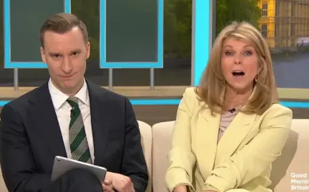 Kate Garraway forced to hand over presenting duties after coughing fit