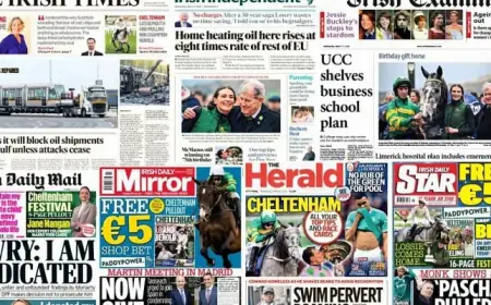 Irish Examiner vs Irish Independent: What Wednesday’s leads reveal about priorities