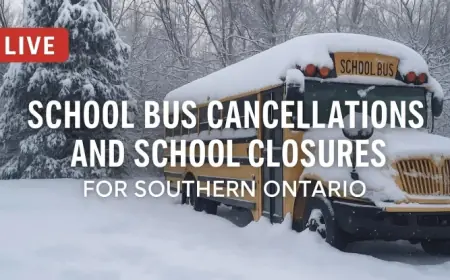 School Bus Cancellations Today Signal Concentrated Disruptions Across Southern Ontario