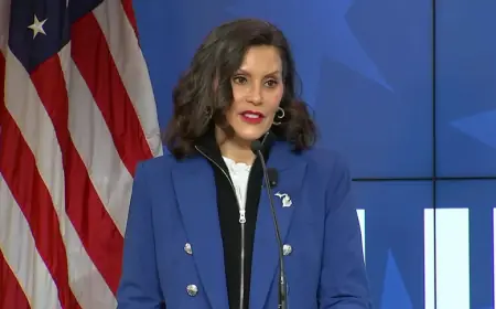 Gretchen Whitmer Today: Governor Visits West Bloomfield, Vows to Fight "Rampant Evil" of Antisemitism After Temple Israel Attack