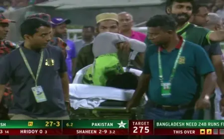 Hussain Talat Hospitalized in Pak Vs Bangladesh Match, Series and Weather Disruptions