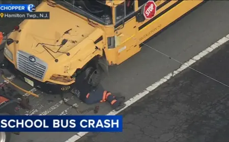New Jersey bus crash with UPS truck raises school-transport questions
