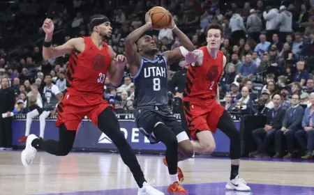 Trail Blazers Vs Jazz In Portland Leaves Blazers Needing Momentum Before Five-Game Road Trip