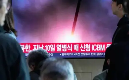 North Korea Fires Missiles Near Pyongyang, Sparks Tensions As US-South Korea Drills Continue