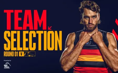 Crows Name Lachlan Mcandrew As Favoured Ruck For Round One Against Collingwood