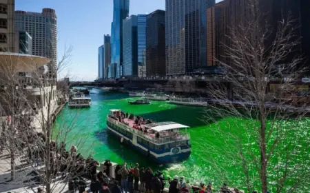 Chicago River Dyeing Set for 10 a.m. Saturday as St. Patrick’s Day 2026 Celebrations Begin