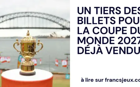 A Third Of Tickets For Rugby World Cup 2027 Have Already Been Sold