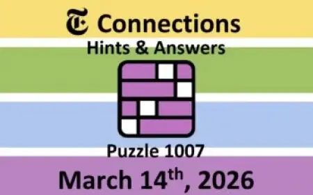 NYT Connections Hints and Answers Today: Tips for Saturday, March 14 (#1007)