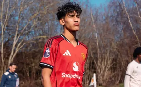 Jj Gabriel Too Young for Man United Debut, Carrick Says After U18 Brace