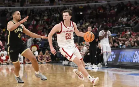 Oscar Cluff and Nebraska fall 74-58 to Purdue in Big Ten Tournament recap