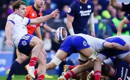 France Vs England: Dupont Urges Focus As Les Bleus Wear Pale Blue For 120th Anniversary