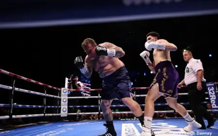 Adam Olaniyan Stops Jan Bezouska In First Round In Dublin