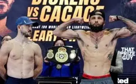 Dickens v Cacace: Jazza Dickens And Cacace Finely Poised For Dublin World Title Bout