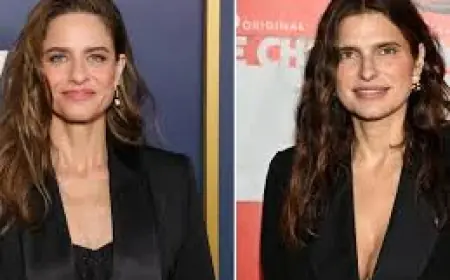 Amanda Peet Reveals Husband Dated Celebrity Doppelgänger Lake Bell