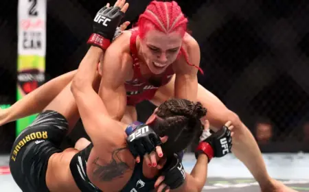 Amanda Lemos at the Apex Leaves Title Hopes Uncertain as Robertson Favored to Force Submission