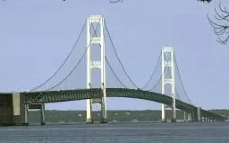 Mackinac Bridge Reopens in Michigan, Triggering Heavy Traffic After 10-Hour Closure