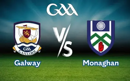 Galway V Monaghan: Galway Lead At The Break Before Farney Strike Early In Second Half