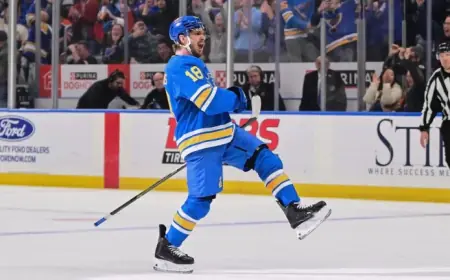 Blues Vs Jets: St. Louis Visits Winnipeg In Late Playoff Push