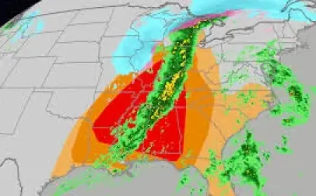 Kmov Weather: Another Round of Severe Storms Eyes Midwest, South and East as Chicago Braces for Snow Switch