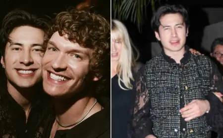 Hudson Williams’ Sheer Lace Shirt At Los Angeles Pre-Oscars Party Sparks Reunion Excitement