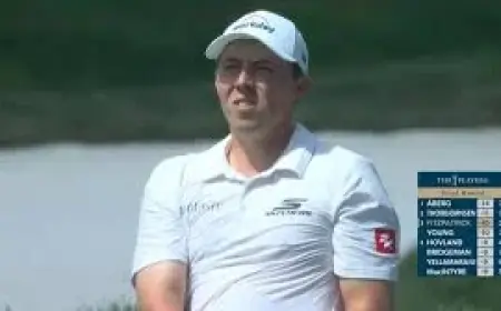 Cameron Young Takes Late Lead At Sawgrass As Players Championship Tightens