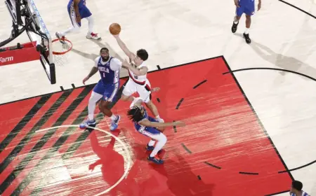 76ers Vs Trail Blazers: Portland Begins Six-Game Road Trip In Philadelphia