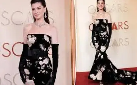 Anne Hathaway Oscar Red-Carpet Moment in Hollywood Sparks Style Buzz as Oscars 2026 Winners Emerge