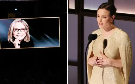 Rachel Mcadams At The Oscars In Los Angeles Sparks Tribute That Calls Diane Keaton ‘A Legend With No End’