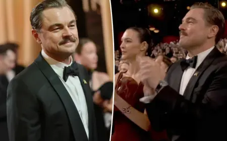 Leonardo Dicaprio Brings Vittoria Ceretti To Oscars In Rare Outing