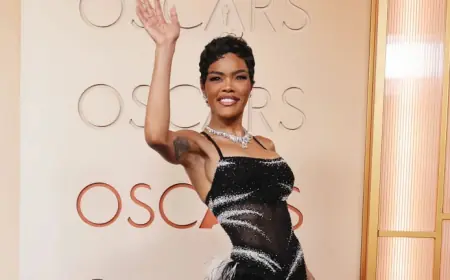 Teyana Taylor at the 2026 Oscars Sparks Red Carpet Triumph in a Chanel Naked Dress