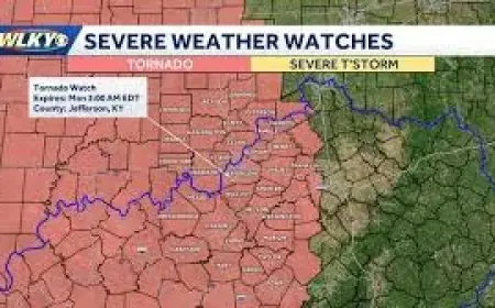 Wkyt Louisville Tornado Watch Triggers Weather Impact Alert as Severe Storms Near