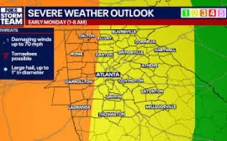 Wsbtv: Severe Storms and Possible Tornadoes Forecast Overnight as Risk Is Upgraded in North Georgia