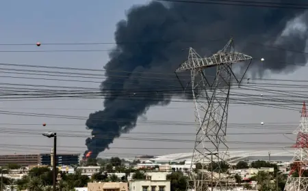 Drone Attack Dubai Airport Sparks Fire Near Fujairah Industrial Area