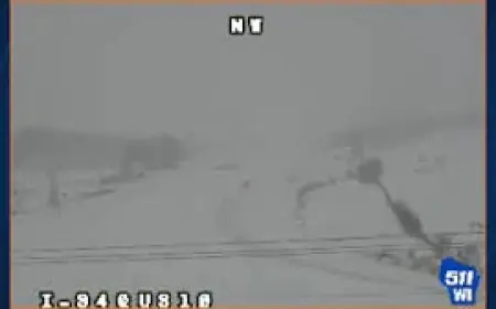 Milwaukee Area Winter Weather Triggers I-94 East Closure and Hazardous Road Conditions