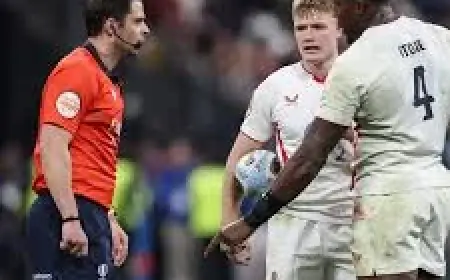 France England Rugby Referee Calls Face Fresh Scrutiny After Chaotic Six Nations Finale