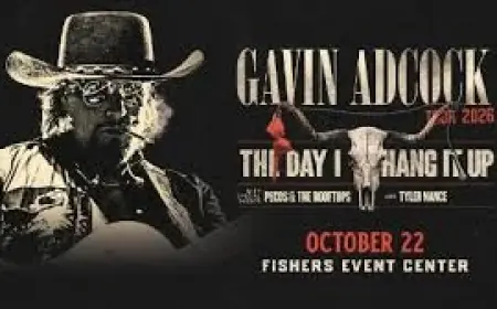 Gavin Adcock Announces ‘The Day I Hang It Up’ Headline Tour for 2026, Including Fishers Stop