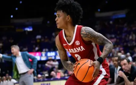 Alabama Basketball Star Aden Holloway Arrested on Drug Charge