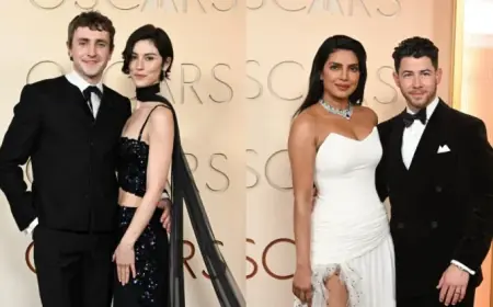 Couple Style at the 2026 Oscars: Paul Mescal and Gracie Abrams and More [PHOTOS]