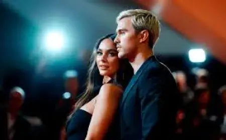 Bryana Holly At Vanity Fair Oscar Party In Los Angeles Sparks Fashion Buzz After Nicholas Hoult’s Bleached Blonde Return