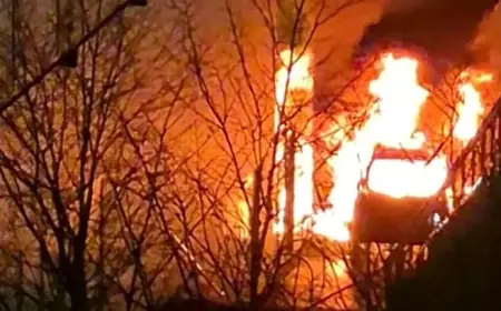 Blaze Erupts Outside Livingston Shopping Centre Leaves Families Woken