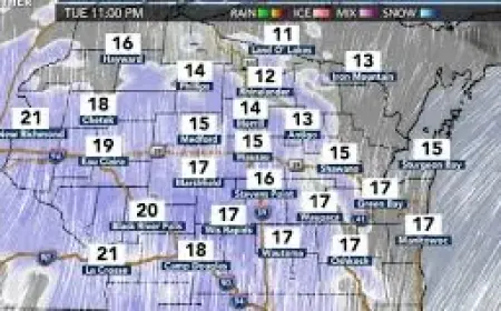 Temperature Swings Ahead as Snow Returns Tuesday and Bitter Cold Builds Overnight