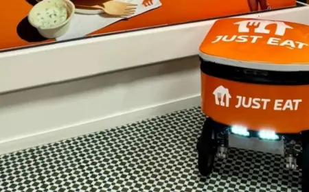 Just Eat Delivery Robots Spark Safety Concerns After Councillor’s Dog Nearly Hit