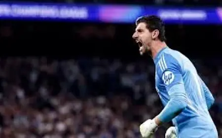Real Madrid’s Thibaut Courtois Nails Mind-Blowing Pingpong Ball Machine Drill