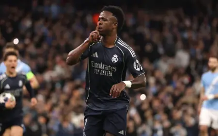 Manchester City v Real Madrid At Etihad Sparks Red Card, Leaves Hosts Facing Steeper Task