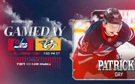 GAMEDAY: Predators Vs Jets — Jets Hoping To Finish Homestand Strong