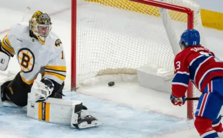 Bruins Fall to Canadiens in Second Consecutive Overtime Road Loss