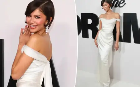 Zendaya Radiates in Bridal White at ‘The Drama’ LA Premiere