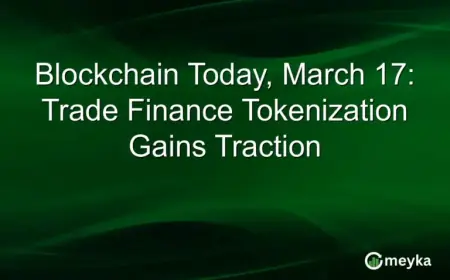 Trade Finance Tokenization Gains Momentum in Blockchain, March 17