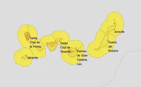 AEMET Elevates Tenerife Weather Alert to Orange with 100 km/h Winds